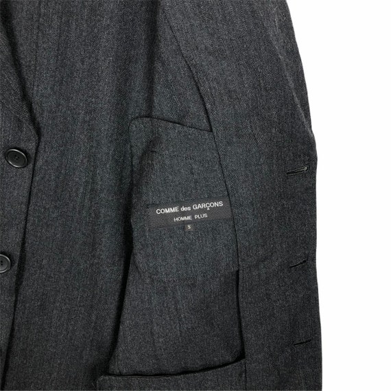 Amazing Comme Des Garcons 1998 Runway Herringbone Tweed Jacket ...