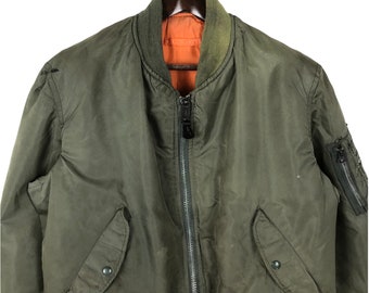 Vintage Alpha Industries Intermediate MA-1 Bomber Jacket