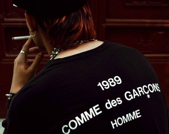 COMME des GARCONS HOMME 1989 背面ロゴ ヴィンテージ COMME des GARCONS HOMME 1989 背面ロゴ ヴィンテージ COMME des