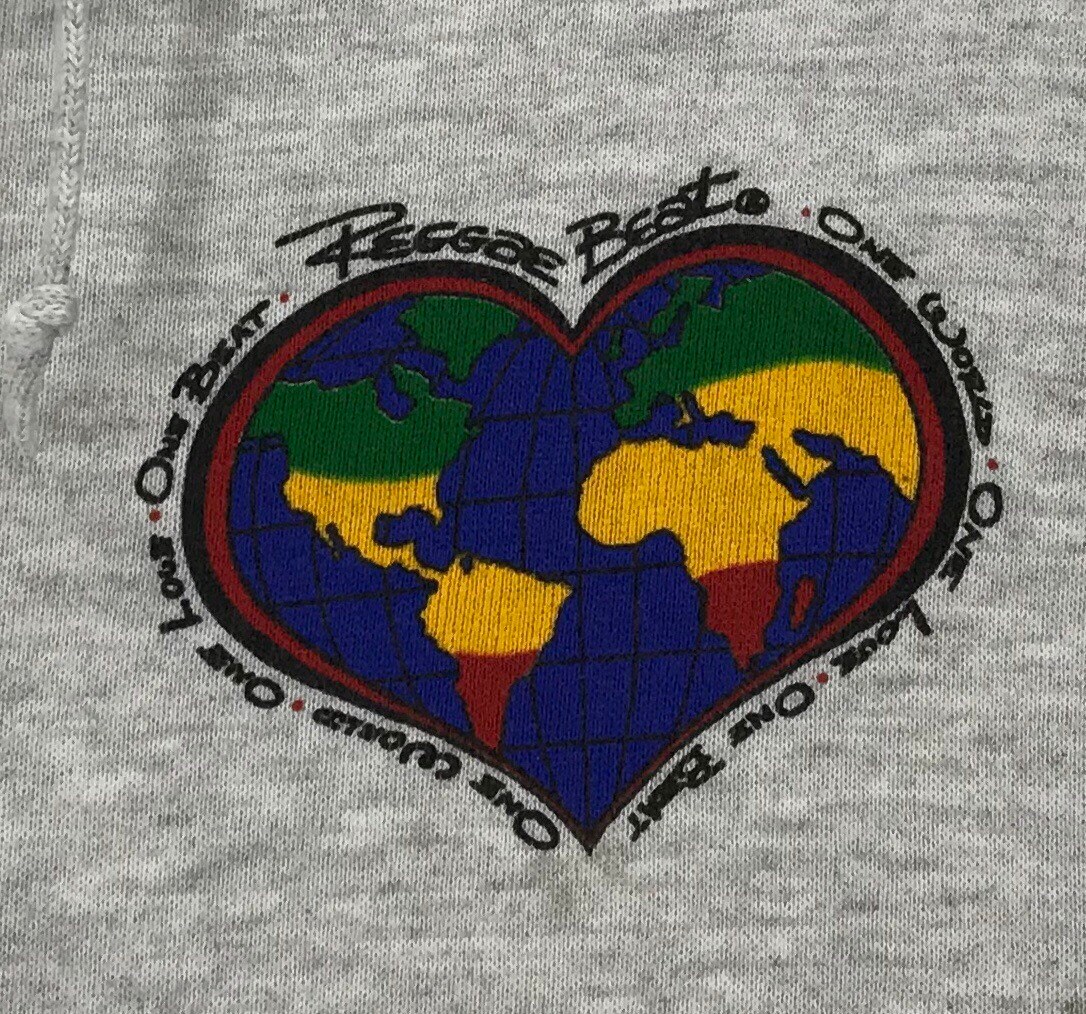 Sweat-shirt Vintage Reggae Third World Tour Années 80 - Taille M - Fabriqué Aux USA - Occasion Très Bon état