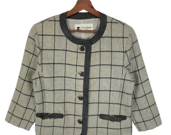 Vintage Courreges Paris Top Jacket Size 9AR