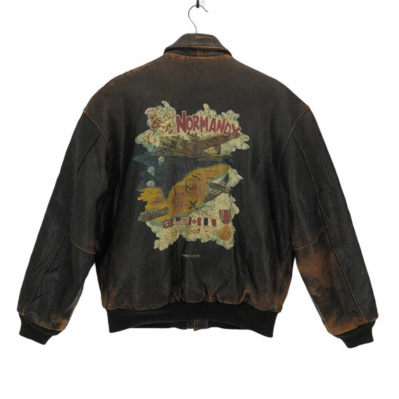 Leather Bomber Jacket 50th Anniversary 