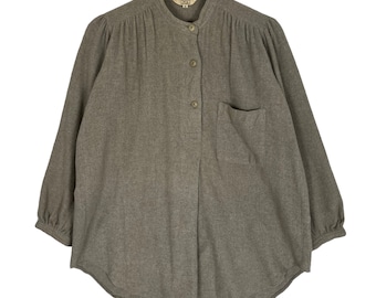 Vintage 70s Yohji Yamamoto Y’s Wool Pullover JACKET Woman Size 9