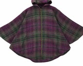 Mackintosh Designer Yagi Tsusho Wool Poncho Full Zip Free Size Nice Design Fashion Winter Poncho Wool Hoodie.
