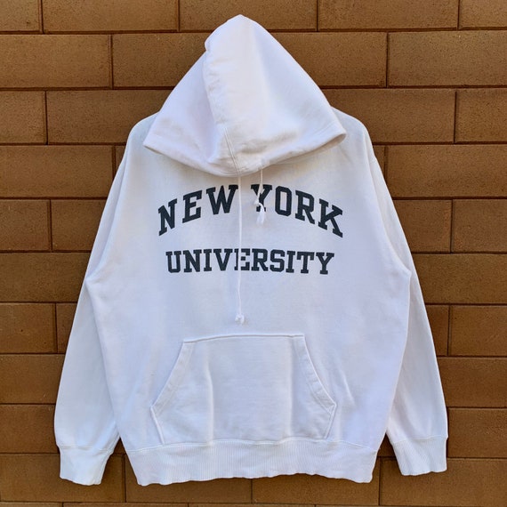Vintage New York University Hoodie Sweatshirt New