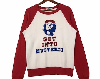 Vintage Hysteric Glamour Sweatshirt Crewneck Pullover Get Into Hysteric