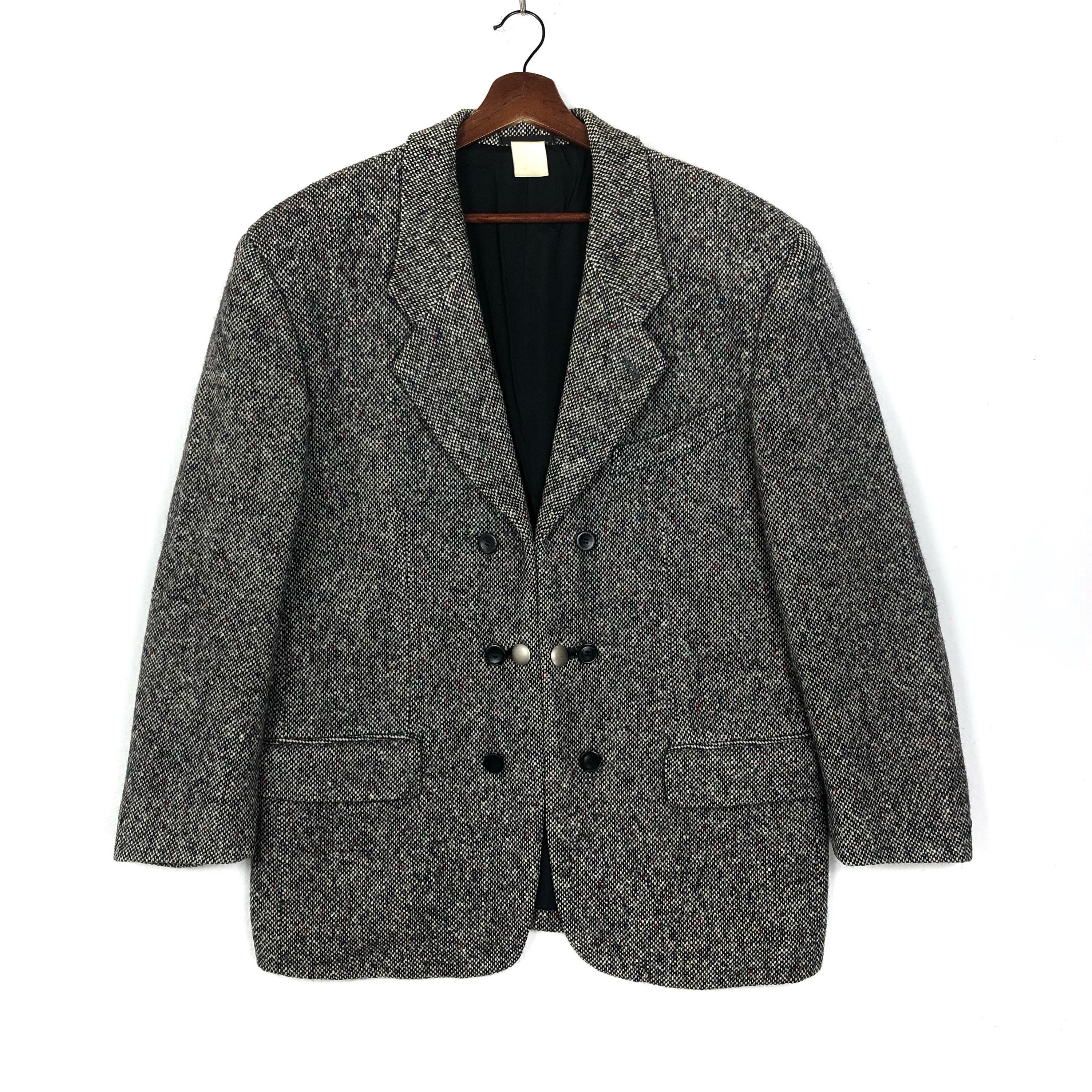 Vintage AW1988 Comme Des Garcons Homme Plus Tweed Jacket by Rei