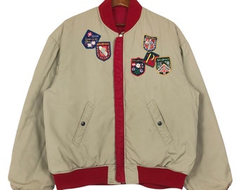 PEYTONPLACE FORMEN PM-23984 ファージャケット Vintage 90's Peyton Place for Men Souvenir Reversible Bomber
