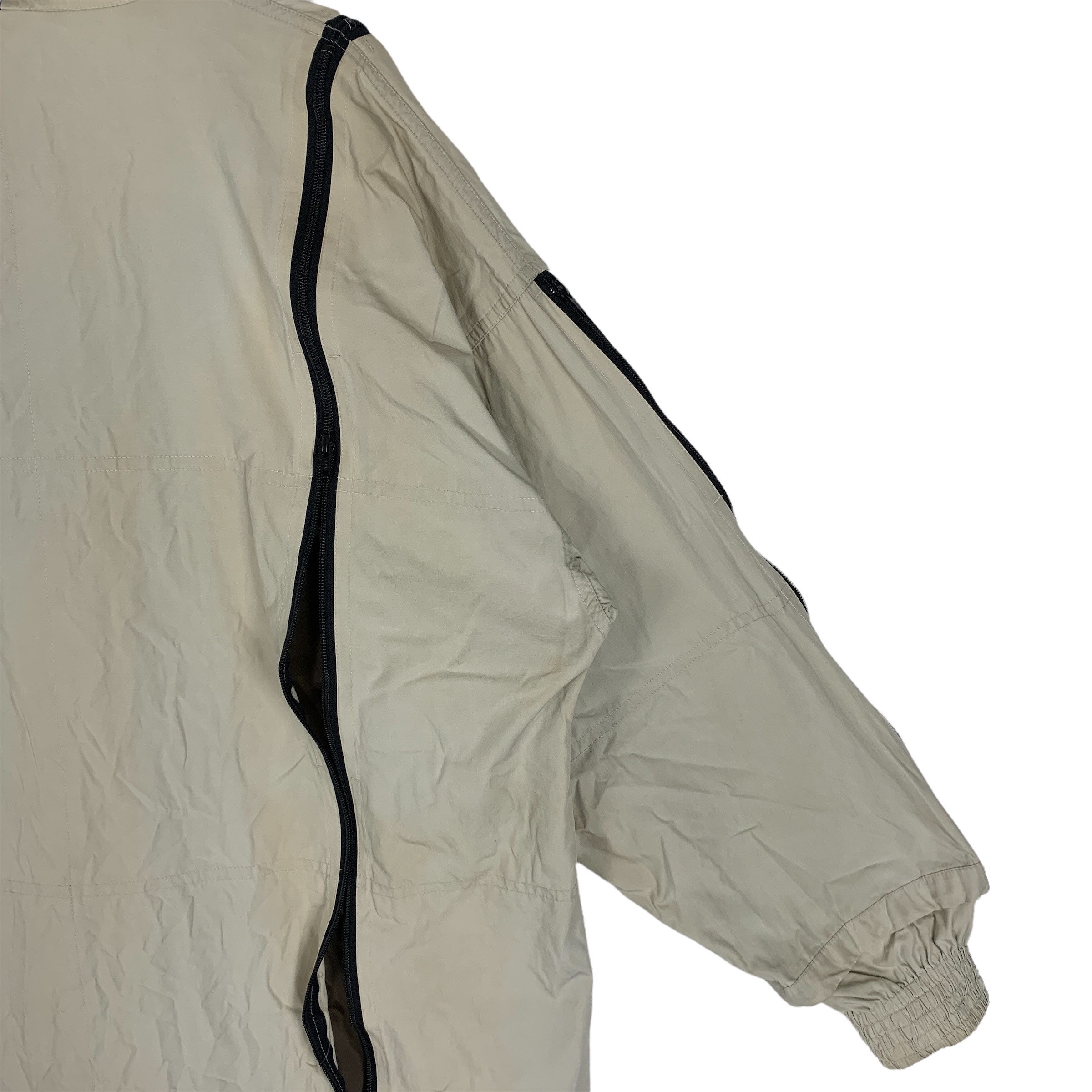 ジャケット・アウター kaoyorinakami panel blouson black ivory 値下げ不可 即完売商品 即購入可能 kaoyorinakami カオヨリナカミ