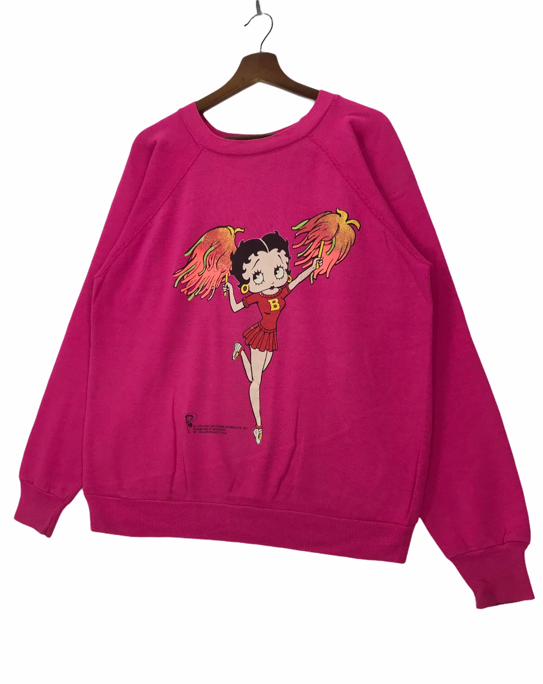 Pink betty boop sweatshirt sale