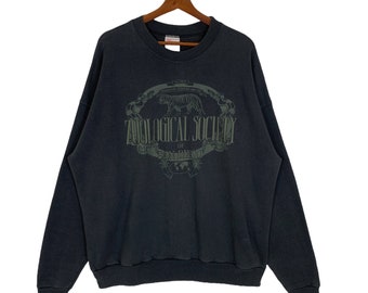Vintage Zoological Society San Diego Sweatshirt Size XLarge