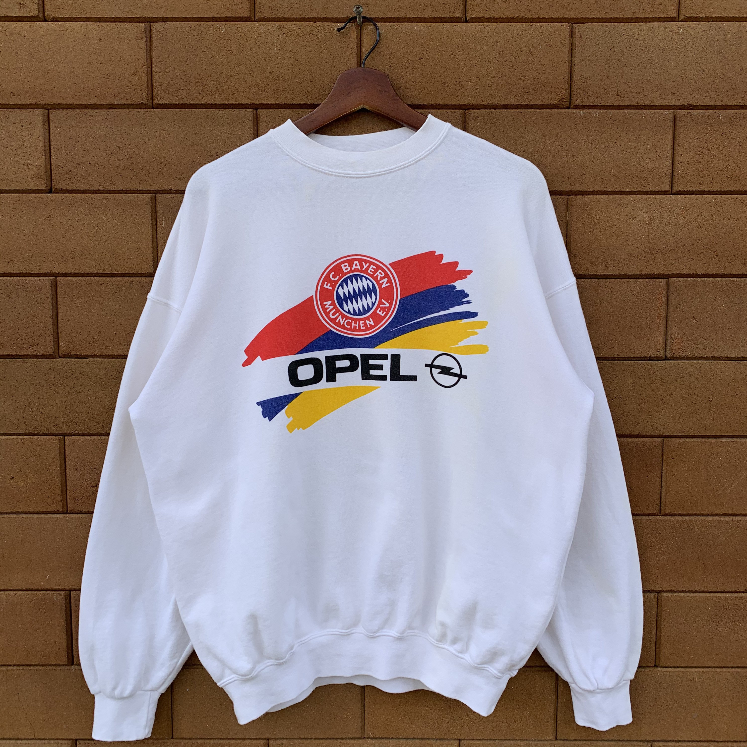 Haalbaarheid samenkomen opgroeien Vintage 90s FC Bayern Munich Sweatshirt Crewneck Big Logo FC - Etsy Canada