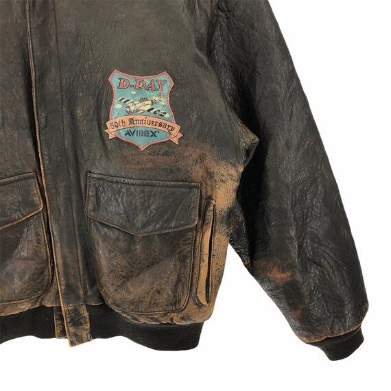 Vintage Avirex Type A-2 Leather Bomber Jacket 50th - Etsy