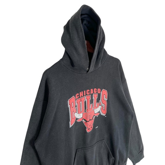Chicago bulls hoodie grey sale