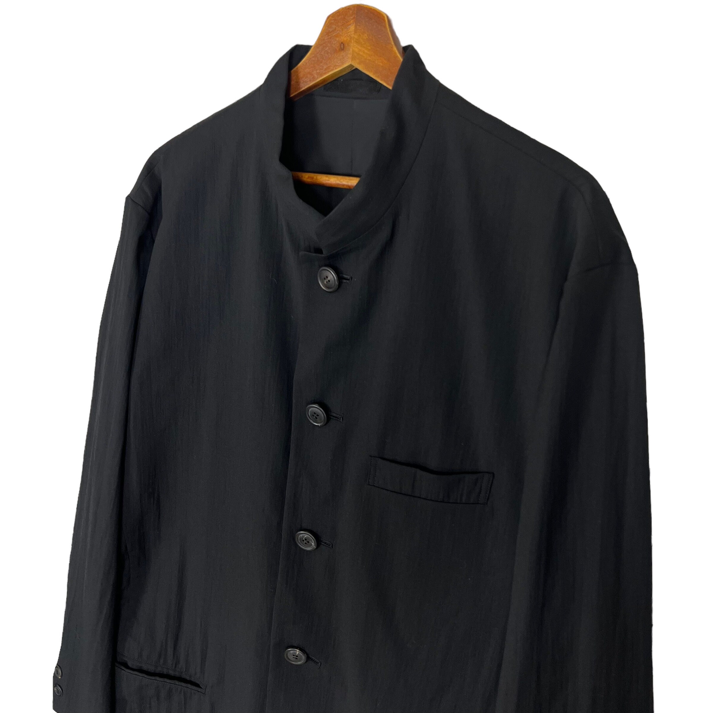 ジャケット・アウター 90s isssey miyake men mao collar jacket Issey Miyake Mandarin Collar Jacket - Men's Large - Etsy