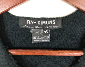 RARE!! Raf Simons Autumm Winter 1998-1999 Deconstructed Cut Sweatshirt Rare Raf Simons AW Collection