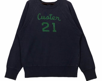 Sudadera Vintage 45rpm Studio: Diseño japonés, cuello redondo (Grande)