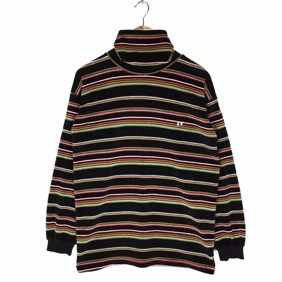 Vintage 90s Hang Ten Stripe Sweatshirt Multicolore