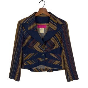 Vintage SS 1998 Christian Lacroix Top Jacket Made In France Size 38