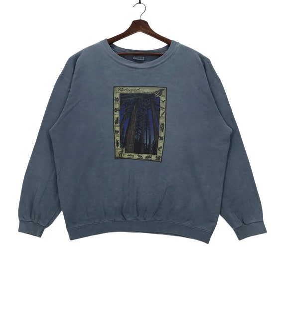 Vintage Redwood National State park Sweatshirt Cre