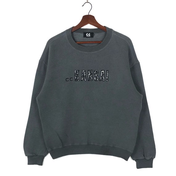 Vintage Kansai Yamamoto Crewneck Sweater Embroider