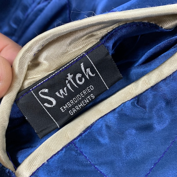 Vintage Sukajan Reversible Velvet Jacket Embroidered Souvenir