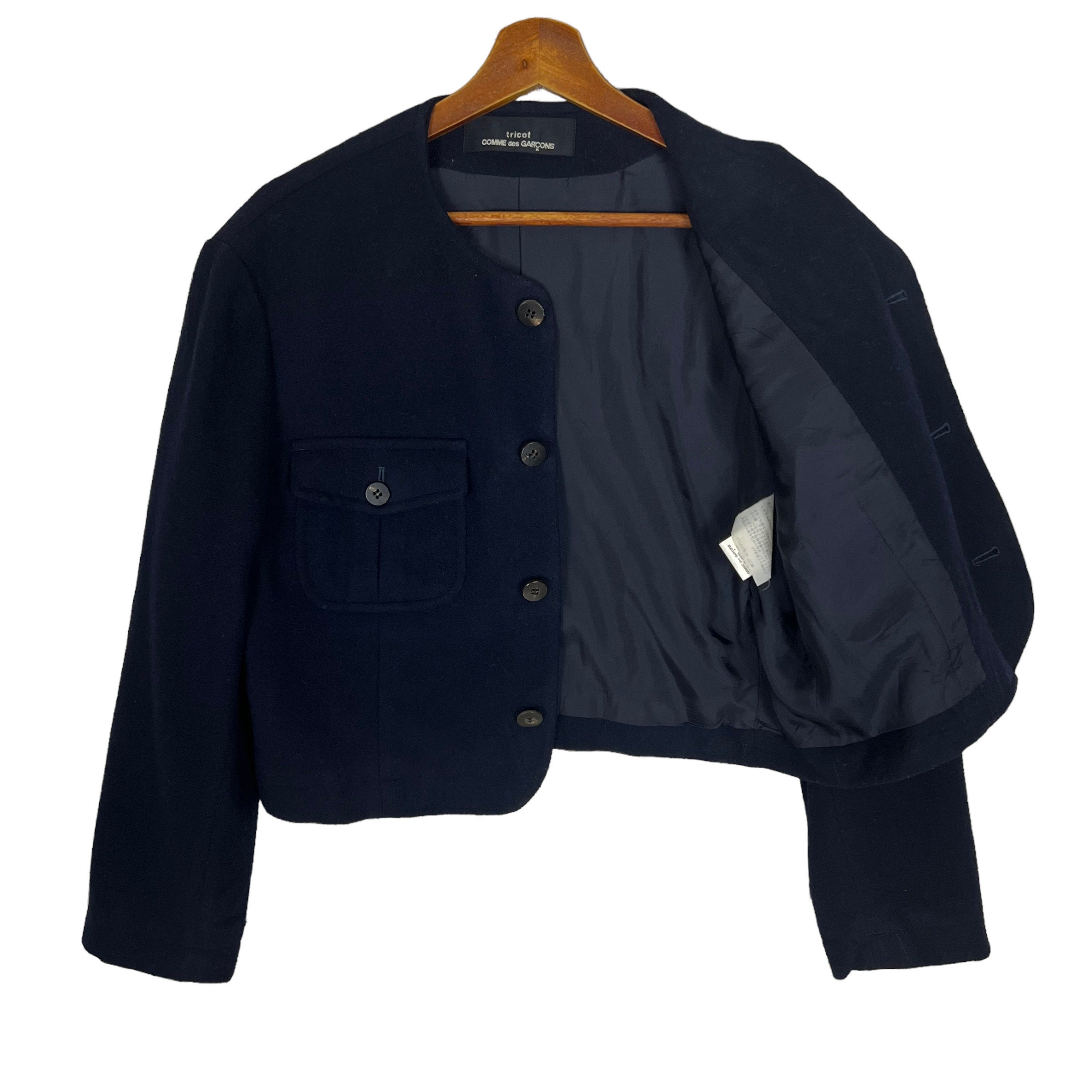 AW1990 Tricot Comme Des Garcons Woman Wool Jacket - Etsy Canada