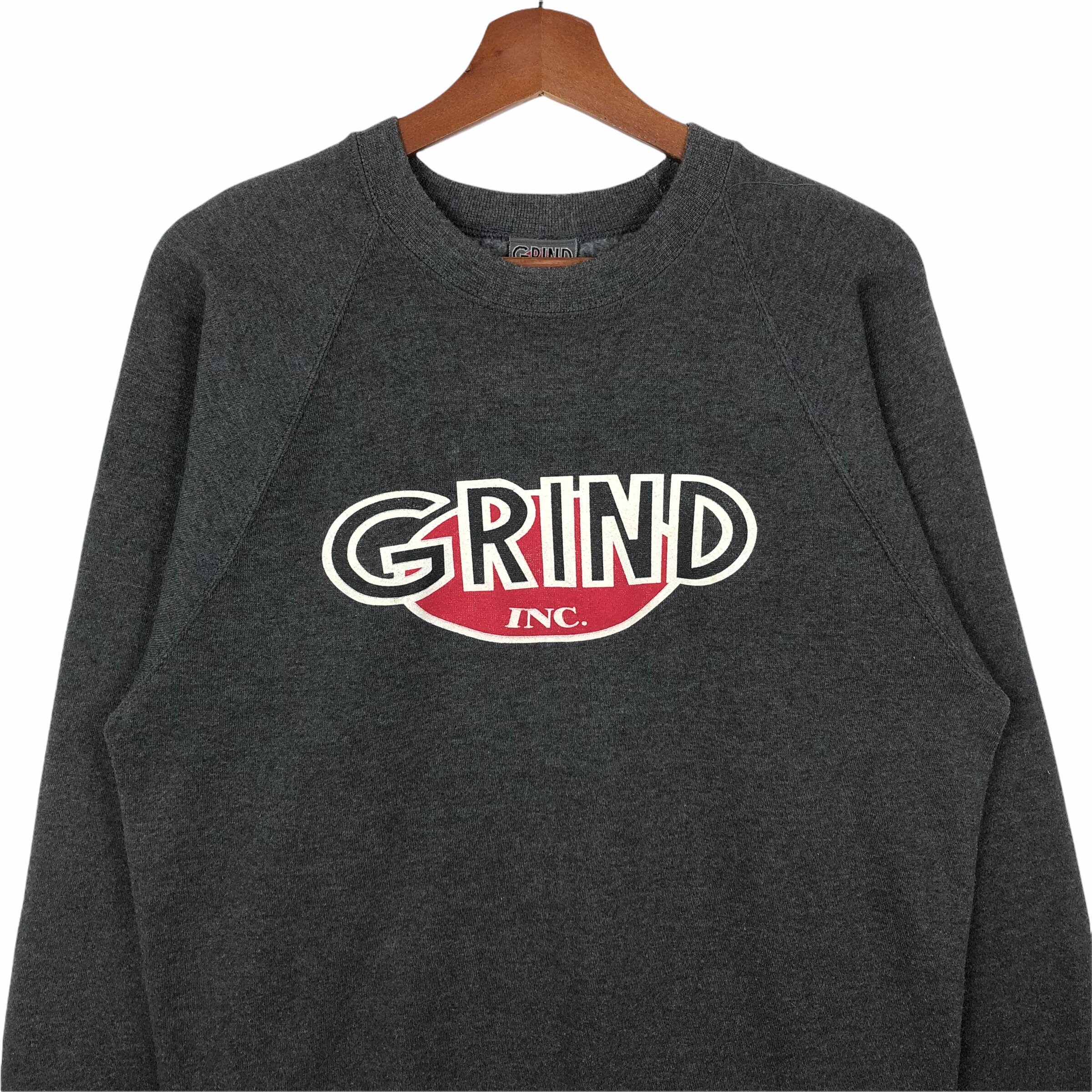 【値下げ】 Vintage 90s Streetwear Skateboard Grind Sweatshirt Inc Grind スケートボード