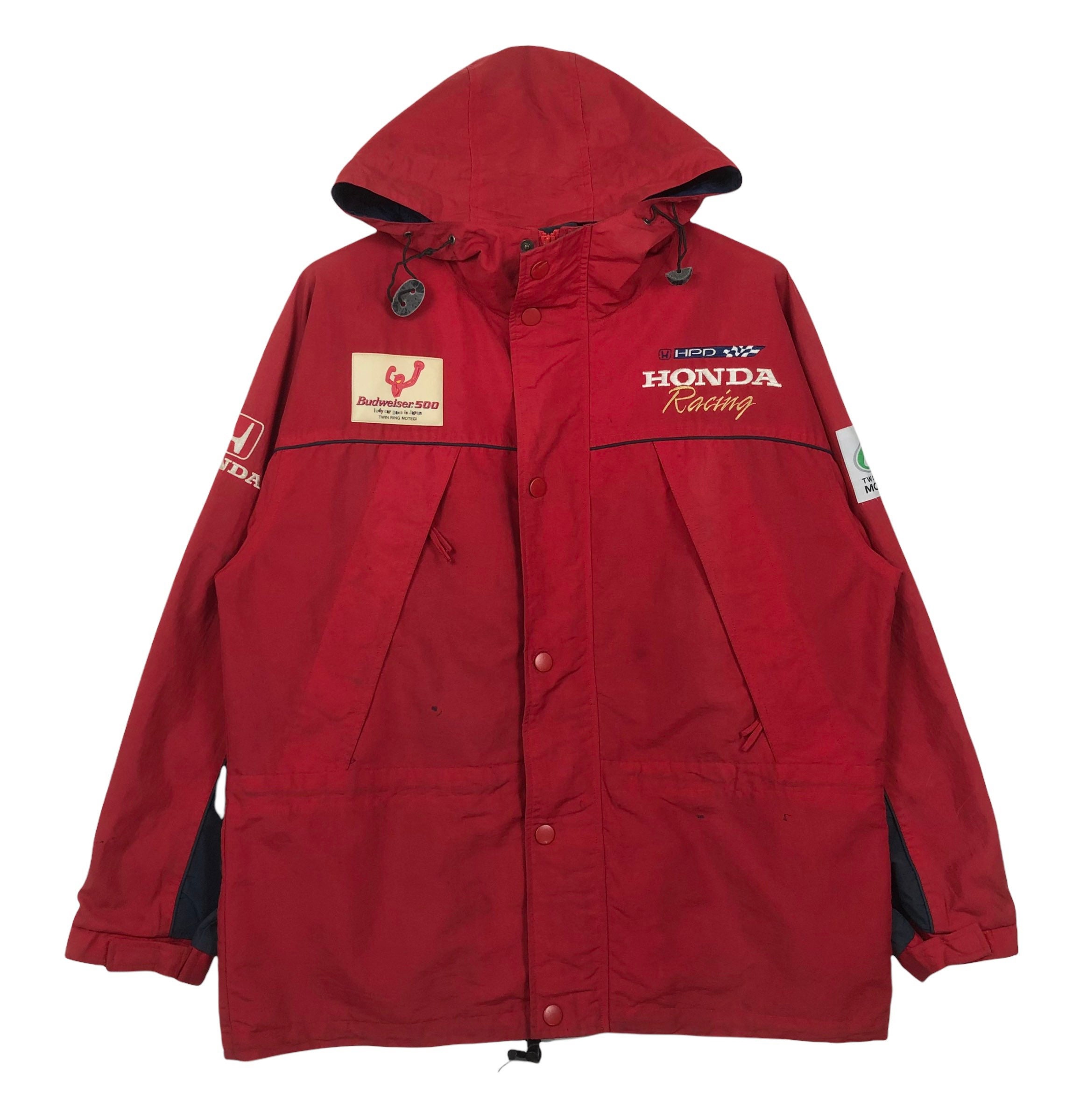 ジャケット・アウター HONDA Budweiser 500K HPD Racing vintage-90s-hpd-honda-racing-