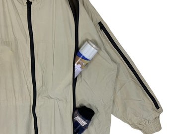 ジャケット・アウター kaoyorinakami panel blouson black ivory 値下げ不可 即完売商品 即購入可能 kaoyorinakami カオヨリナカミ