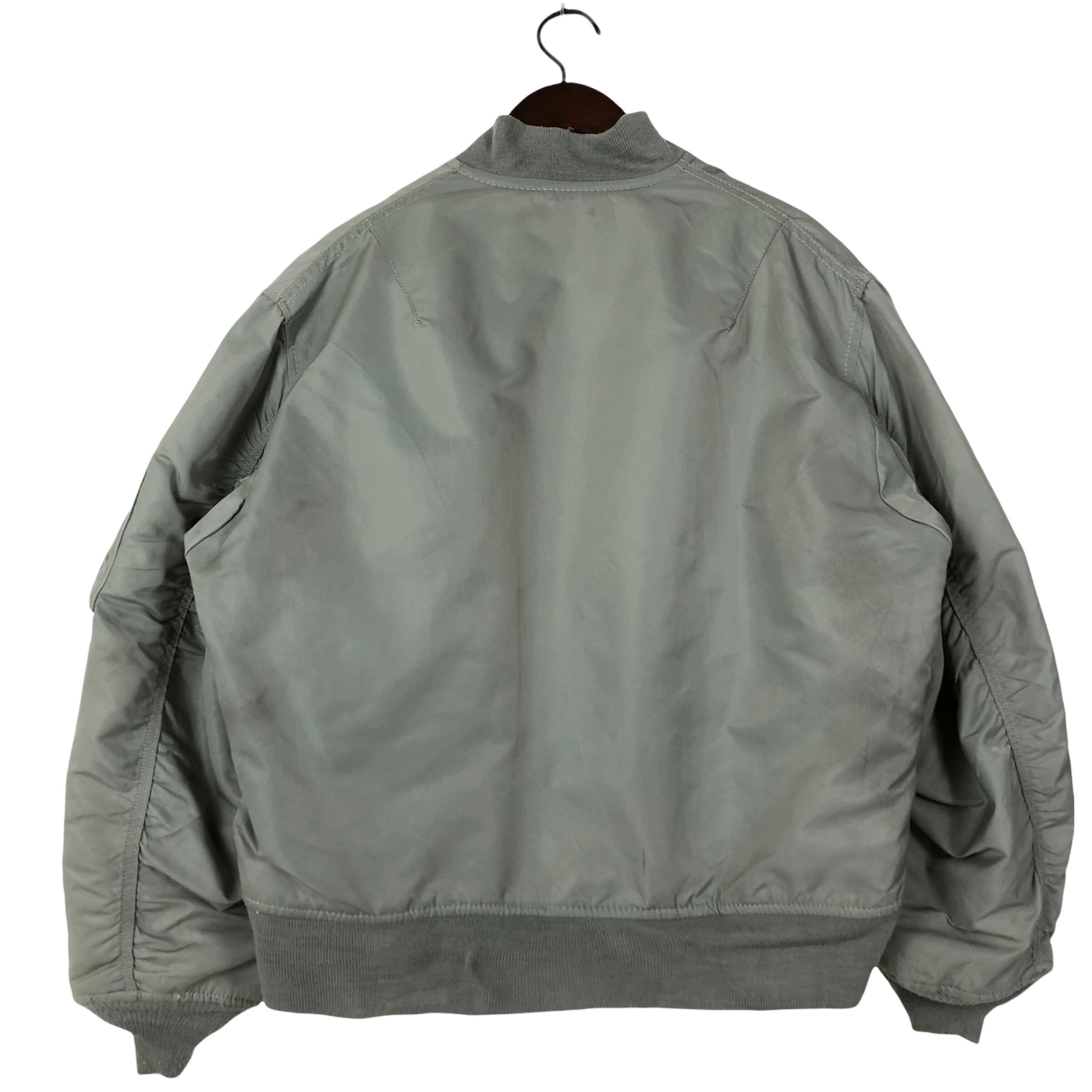 ジャケット・アウター ALPHA INDUSTRIES MA-1 INTERMEDIATE L Vintage Alpha Industries Intermediate MA-1 Bomber Jacket Size