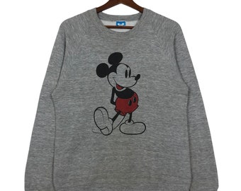 Sudadera vintage de Mickey Mouse de Disney de los años 90, talla mediana
