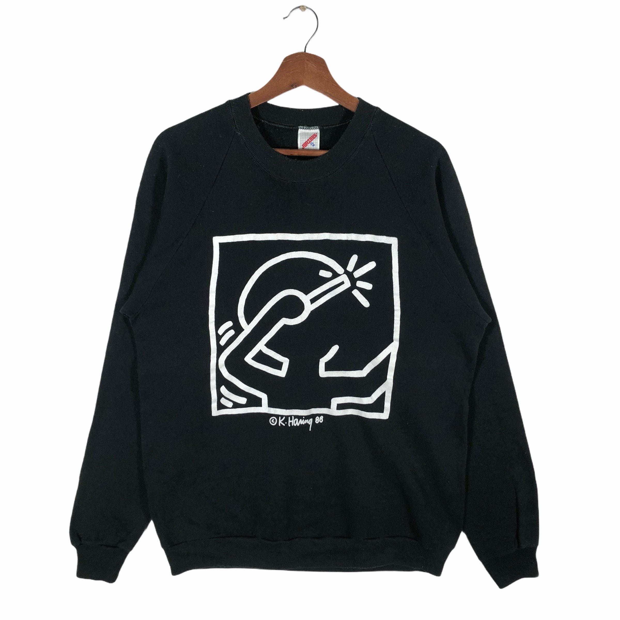 80's Keith Haring vintage スウェット XL 希少 80´s Keith Haring vintage スウェット XL 希少