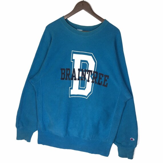 Vintage 90’s Braintree MA Reverse Weave Sweatshir… - image 2