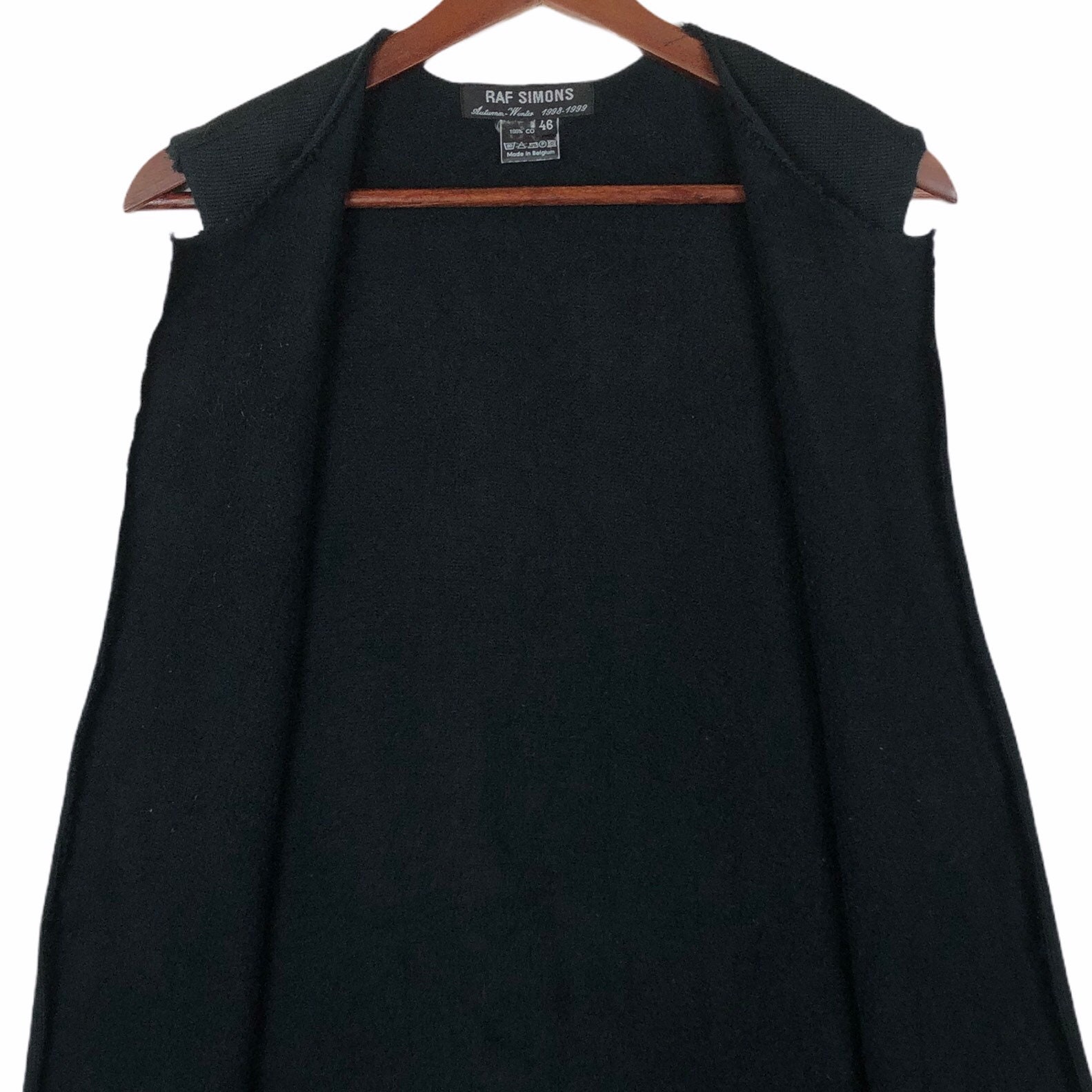 RAF SIMONS 1998-1999 AW 半袖トレーナー Vintage Raf Simons Deconstructed Cut Sweatshirt - AW 1998