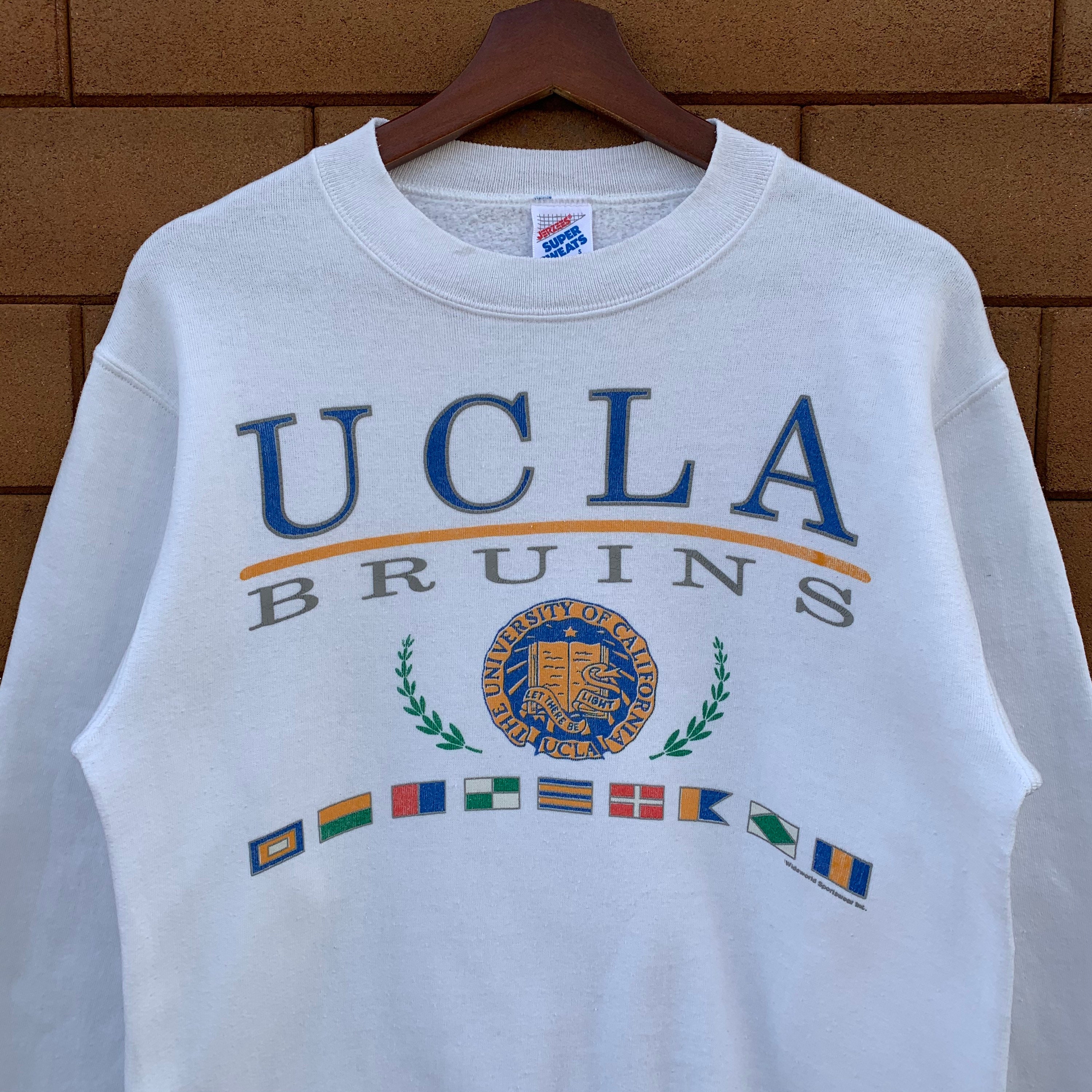 90s UCLA Bruins Crewneck Sweatshirt Print Logo Blue Color -  in 2023