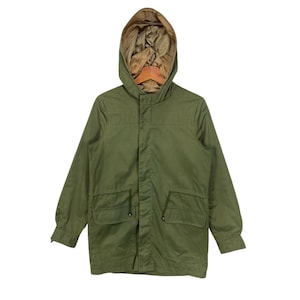 Vintage APC Women Parka Jacket A.P.C Cotton Parka Jacket Size 34