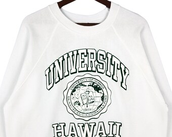 Vintage 90s University of Hawaii Sweatshirt - Size Large - Etsy