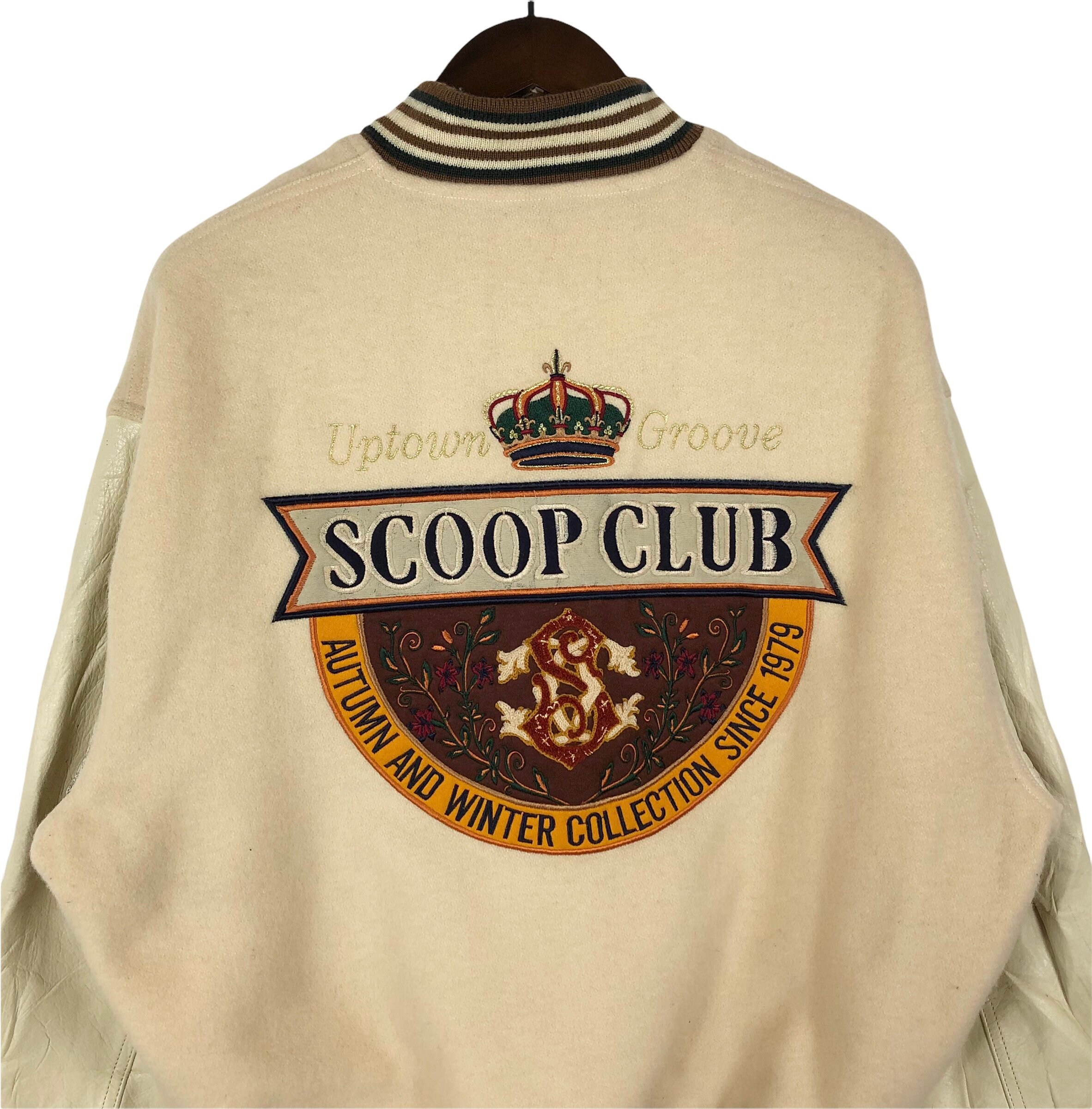 古着 90s〜SCOOP SPIRITS stadium jacket(M) 古着 90s〜SCOOP SPIRITS stadium jacket(M) Vintage Scoop Wool
