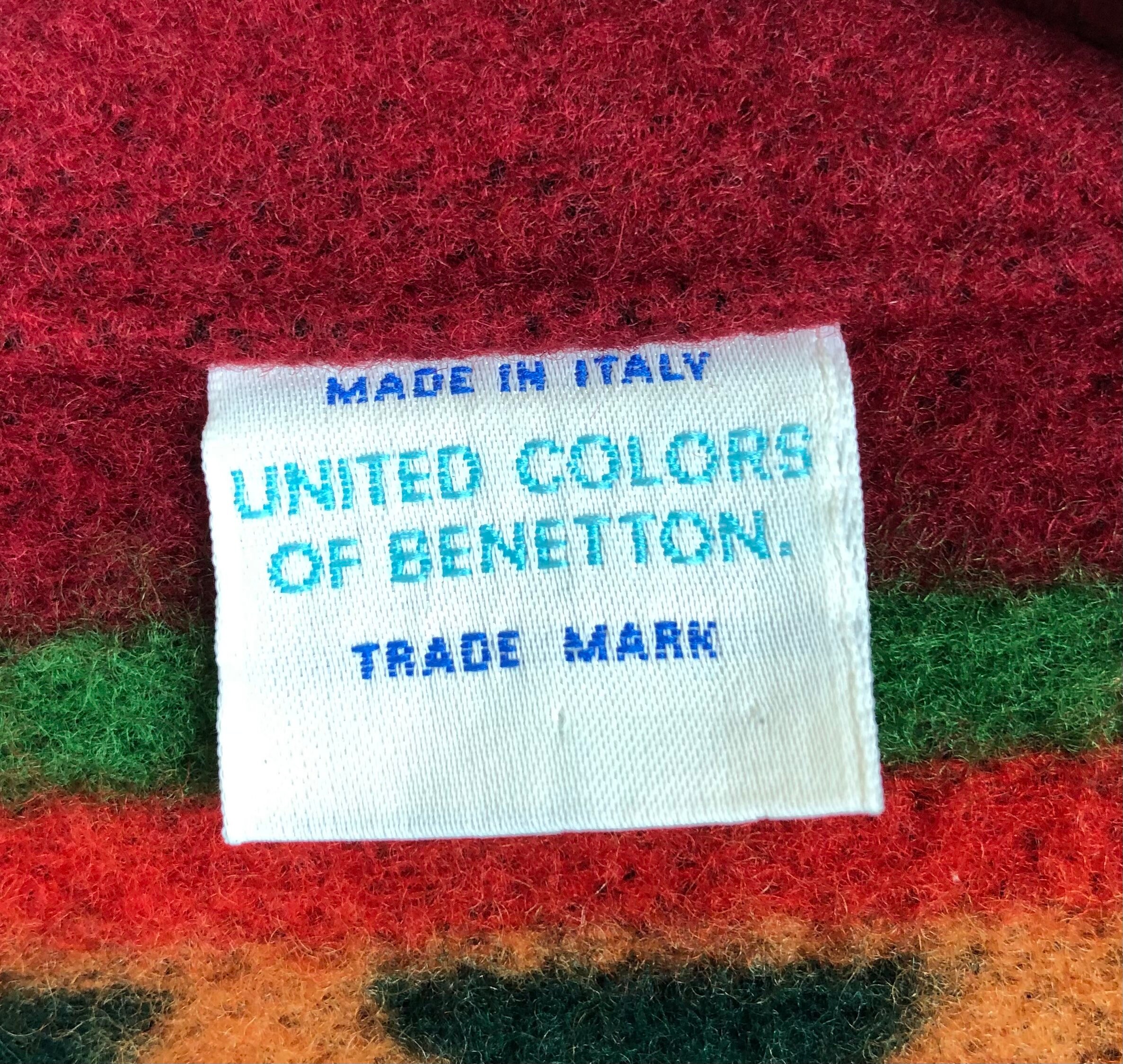 UNITED COLORS OF BENETTON ウールジャケット イタリア United Colors of Benetton UNITED COLORS OF BENETTON. Wool Blend Croppe