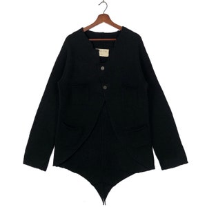 Kapital Swallowtail Wool Coat Jacket by Kapitalglobal Made In Japan Black Color Size 3