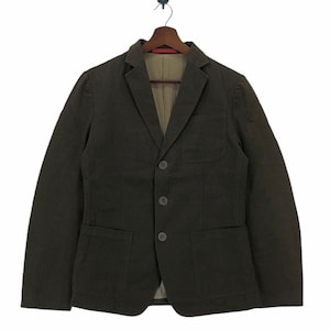 Yohji Yamamoto Y's Red Label Jacket: Cotton Linen Blazer, Size 3