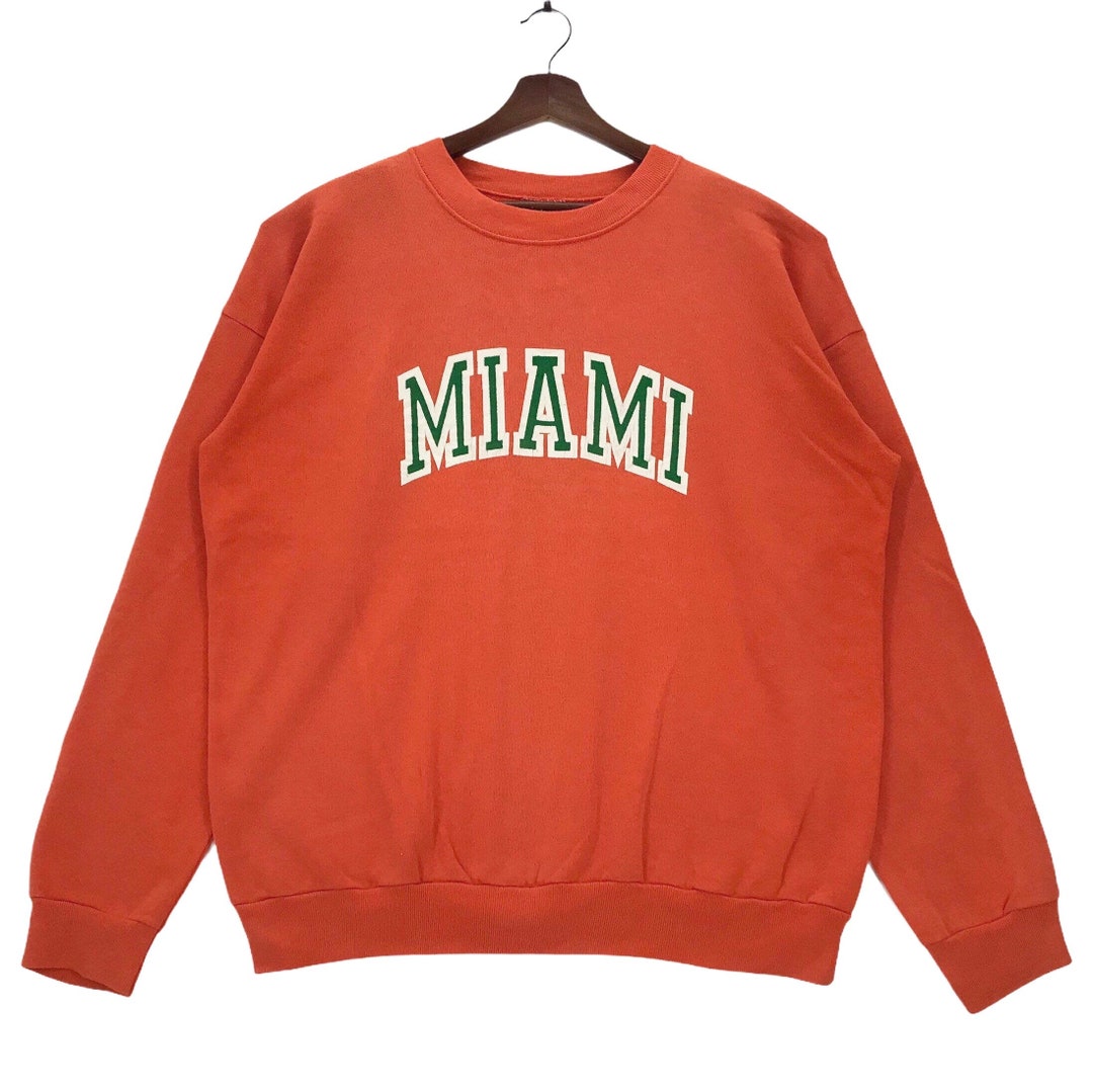 Vintage university of miami sweatshirt Clearance
