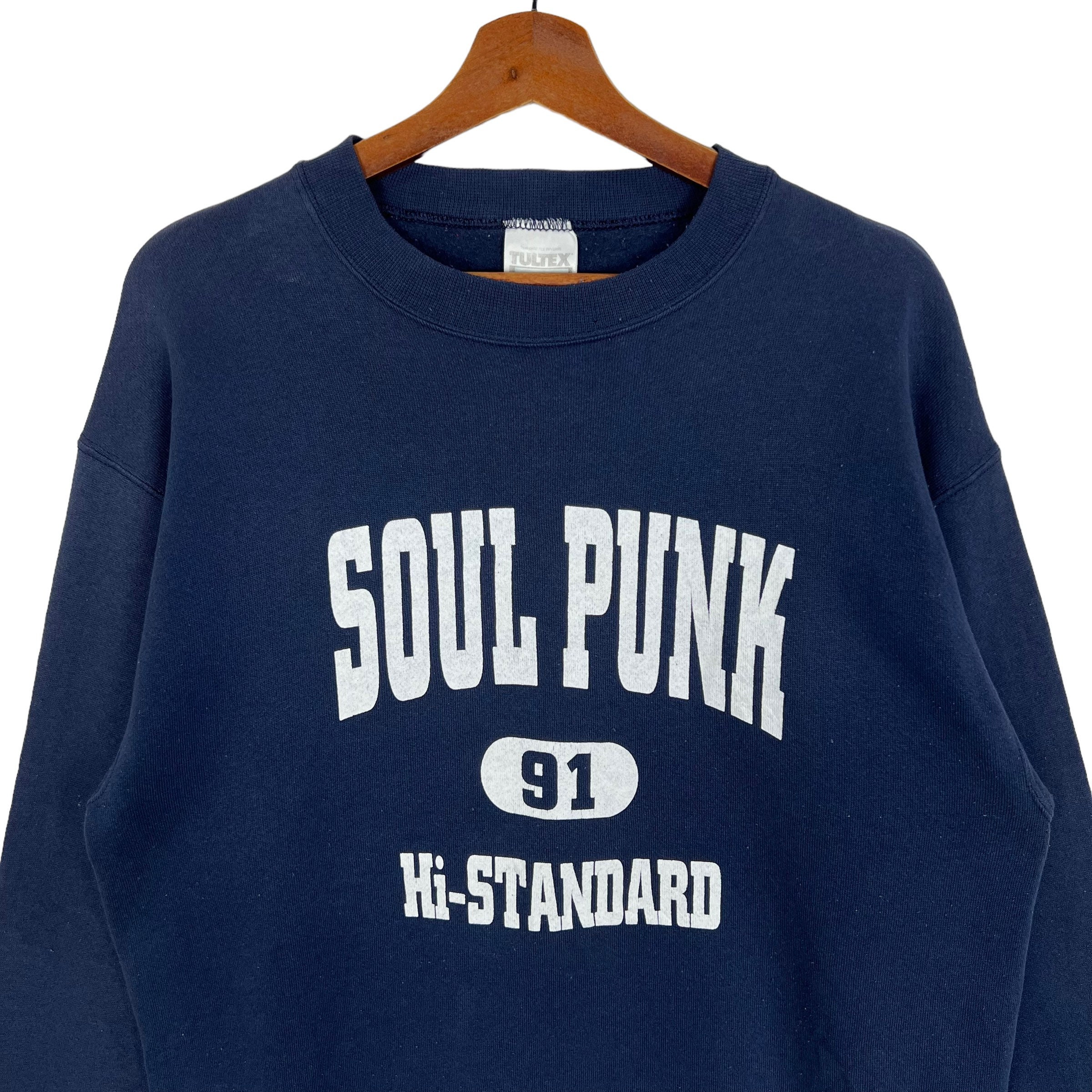 Hi-STANDARD SOUL PUNK CREW SWEAT L スウェット Vintage 90s Hi-standard Soul Punk Band Sweatshirt - Size Medium - Etsy
