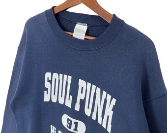 Vintage 90s Hi-standard Soul Punk Band Sweatshirt - Size Medium - Etsy