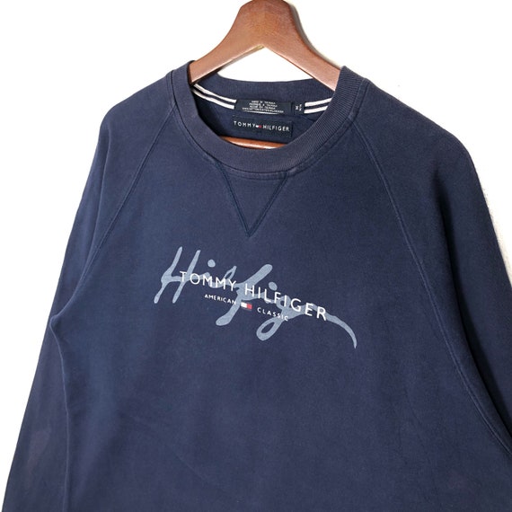 Vintage Tommy Hilfiger Crewneck Sweatshirt Tommy … - image 4