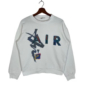 Vtg 90s Nike Air Sweatshirt Nike Air Big Logo Sweatshirt Nike Crewneck Size Small
