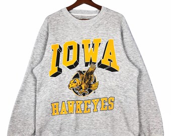 Iowa hawkeye top women's crewneck sweatshirt
