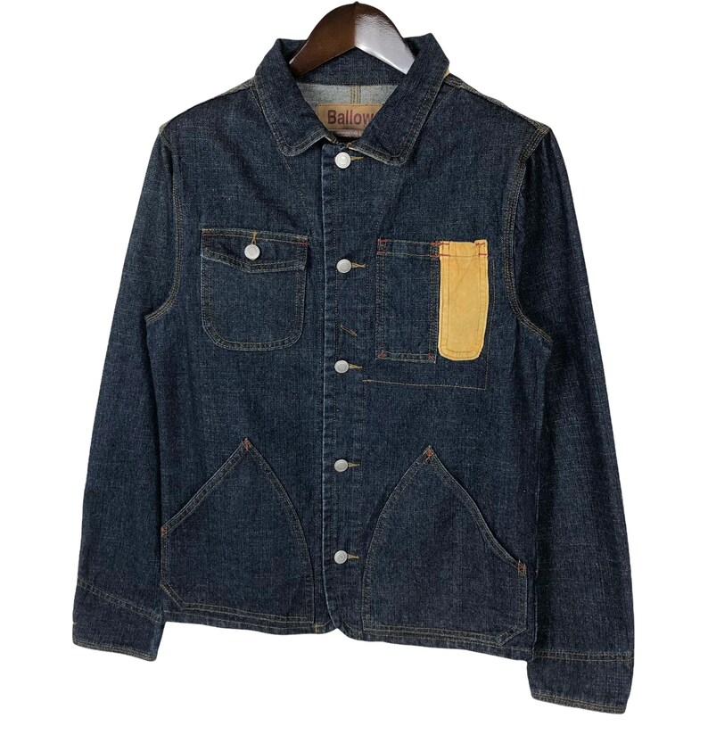Vintage Ballow Denim Worker Jacket, Medium - Etsy