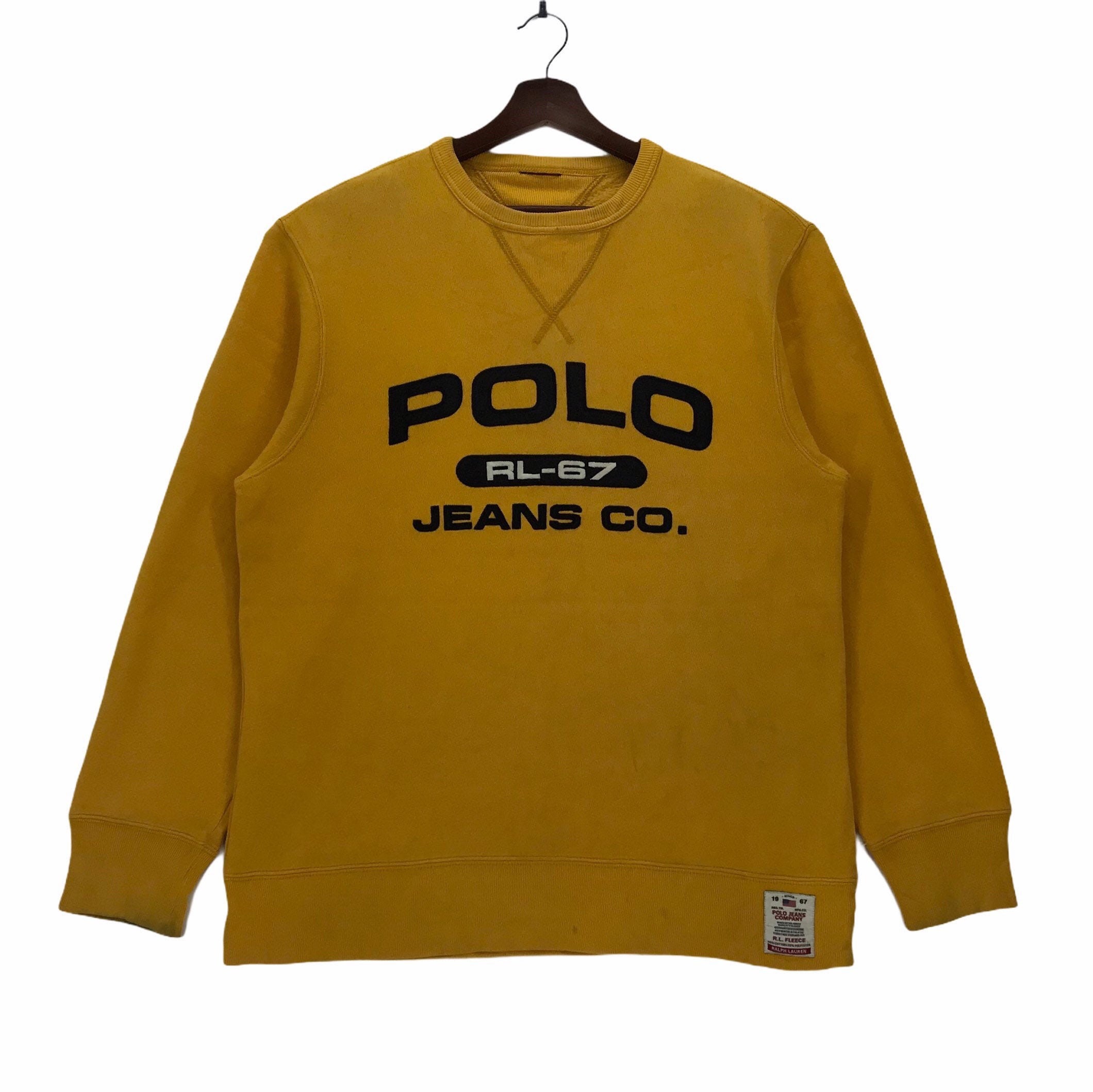 Vintage Polo RL-67 Jeans Co. Ralph Lauren Sweatshirt Spellout - Etsy